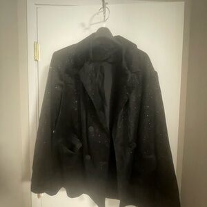 BloomChic Black Sparkle Blazer